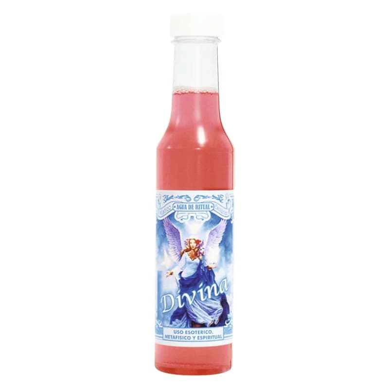 Botella de agua ritual divina