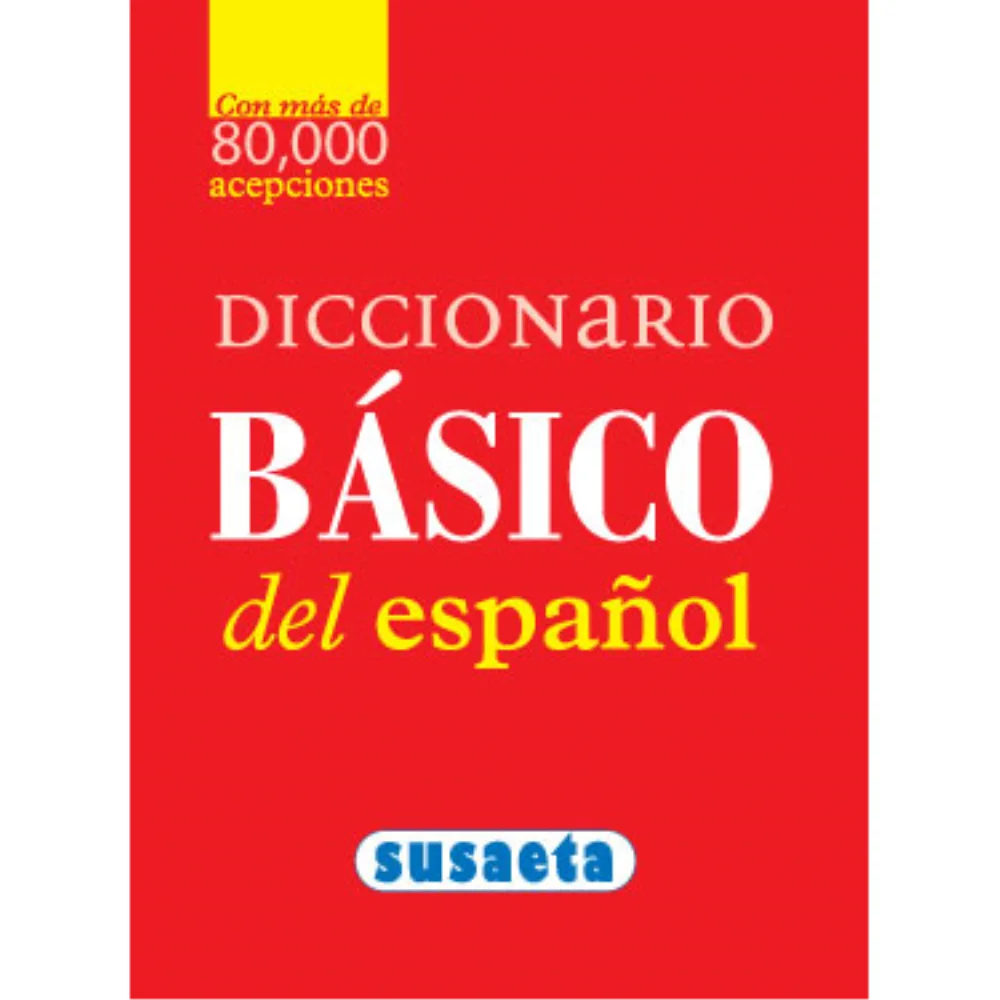 Portada de diccionario básico del español