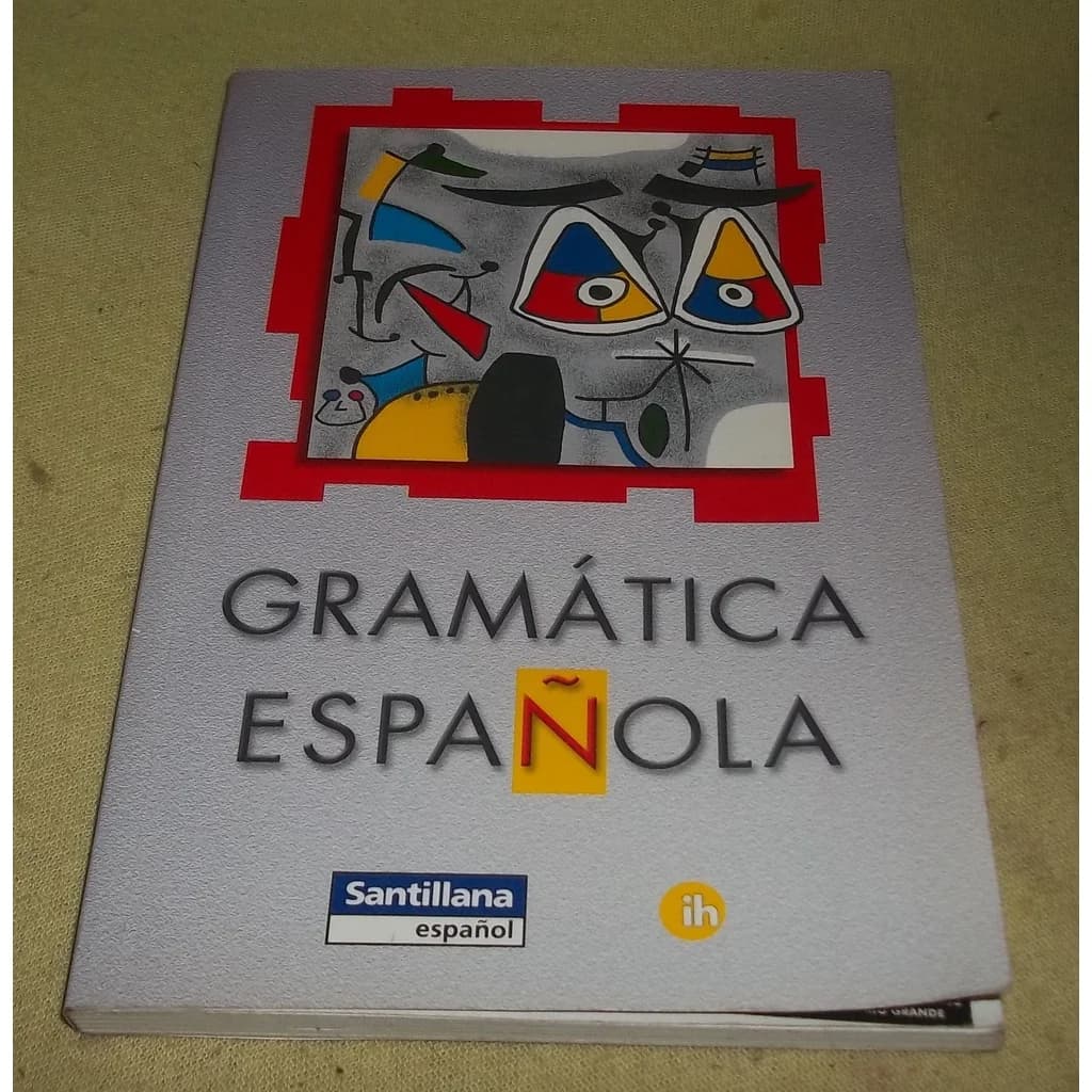 Portada de libro de gramática española