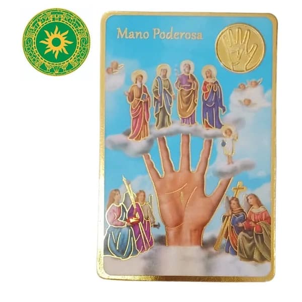 Estampa y oración de la Mano Poderosa
