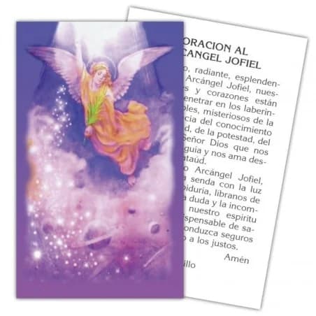 Estampa y oración al Arcángel Jofiel