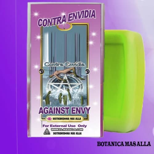 Caja de jabón esotérico Contra Envidia para limpieza ritual.
