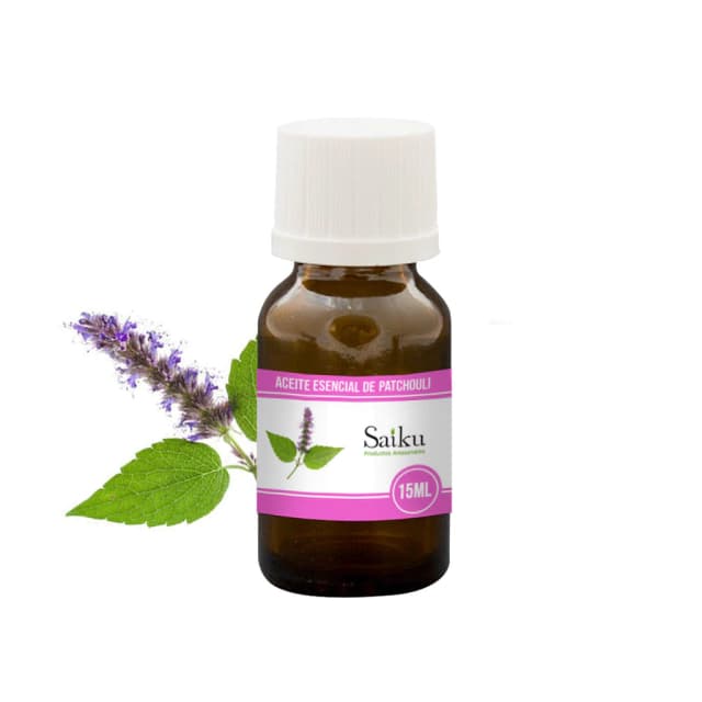 Frasco de aceite esencial de pachulí de 15 ml