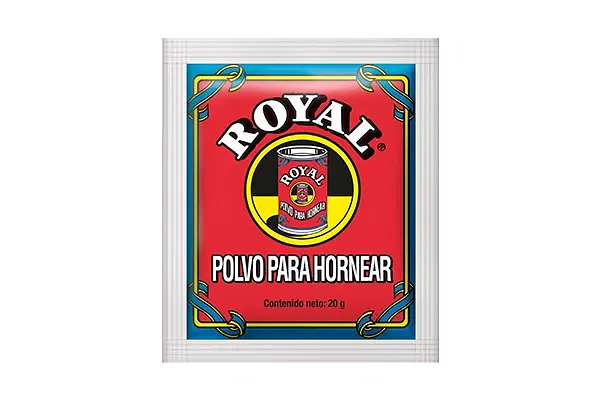 Sobre de polvo para hornear Royal de 20 gramos
