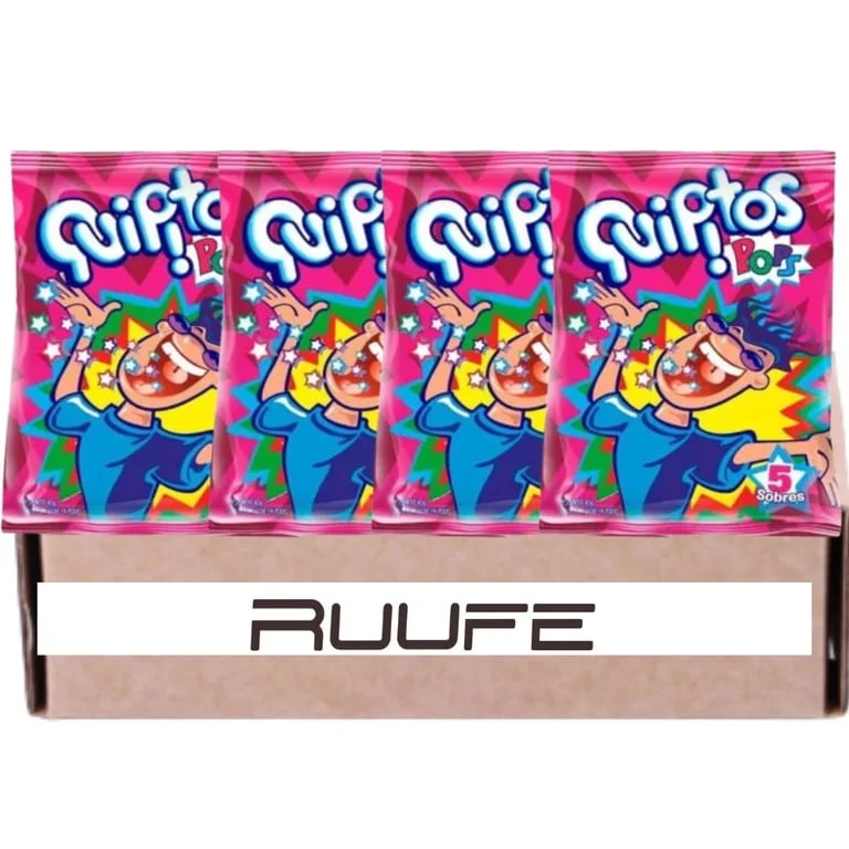 Empaque de cuatro unidades de Quipitos, dulce colombiano