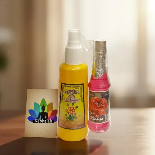 Producto de siete esencias aromáticas para uso ritual.