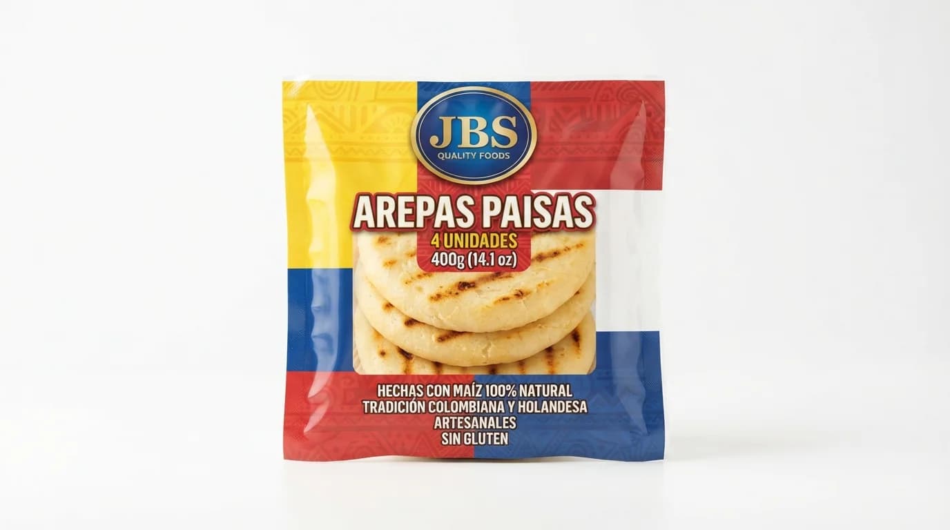 Arepas Paisas - paquete de 4
