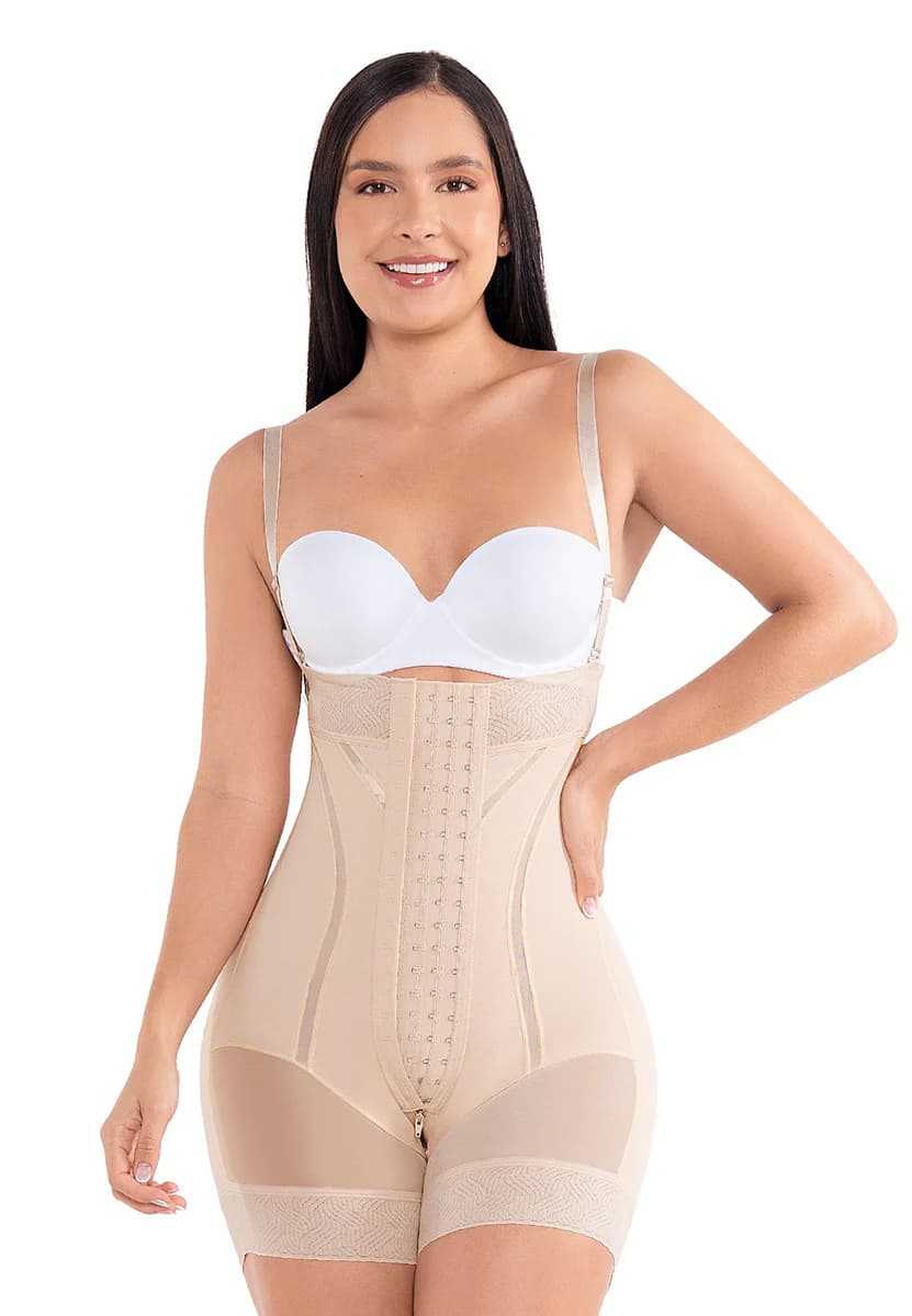 Faja Estraple Corta Con Tiras Y Broches - Vivian