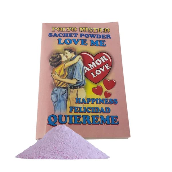 Sobre de polvo místico Quiéreme para rituales