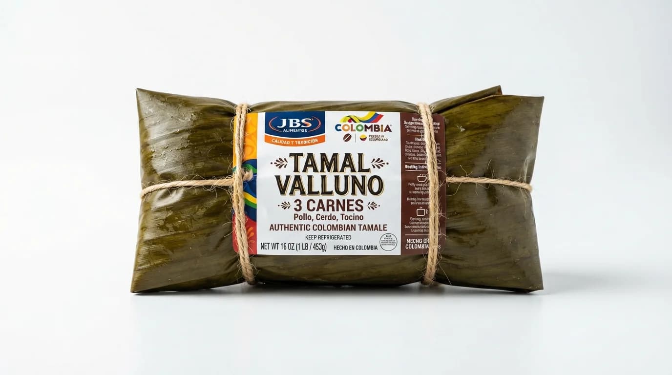 Tamal Valluno 3 Carnes - paquete